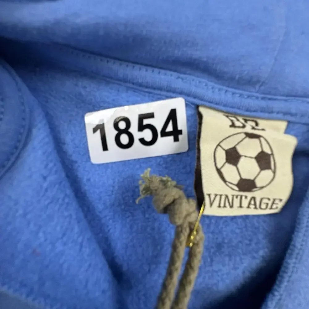 BB Vintage Hoodie Kids 2T Blue Milano Soccer Ball Graphic '78 Fleece Pullover
